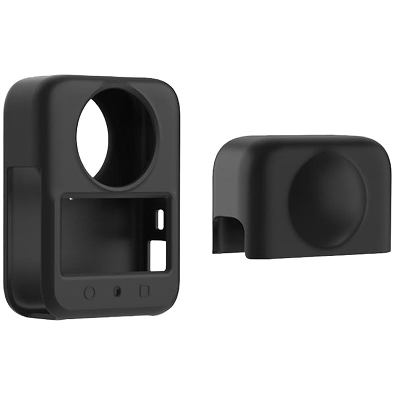 PULUZ silikoninis objektyvo dangtelis DJI Osmo 360 (juodas)
