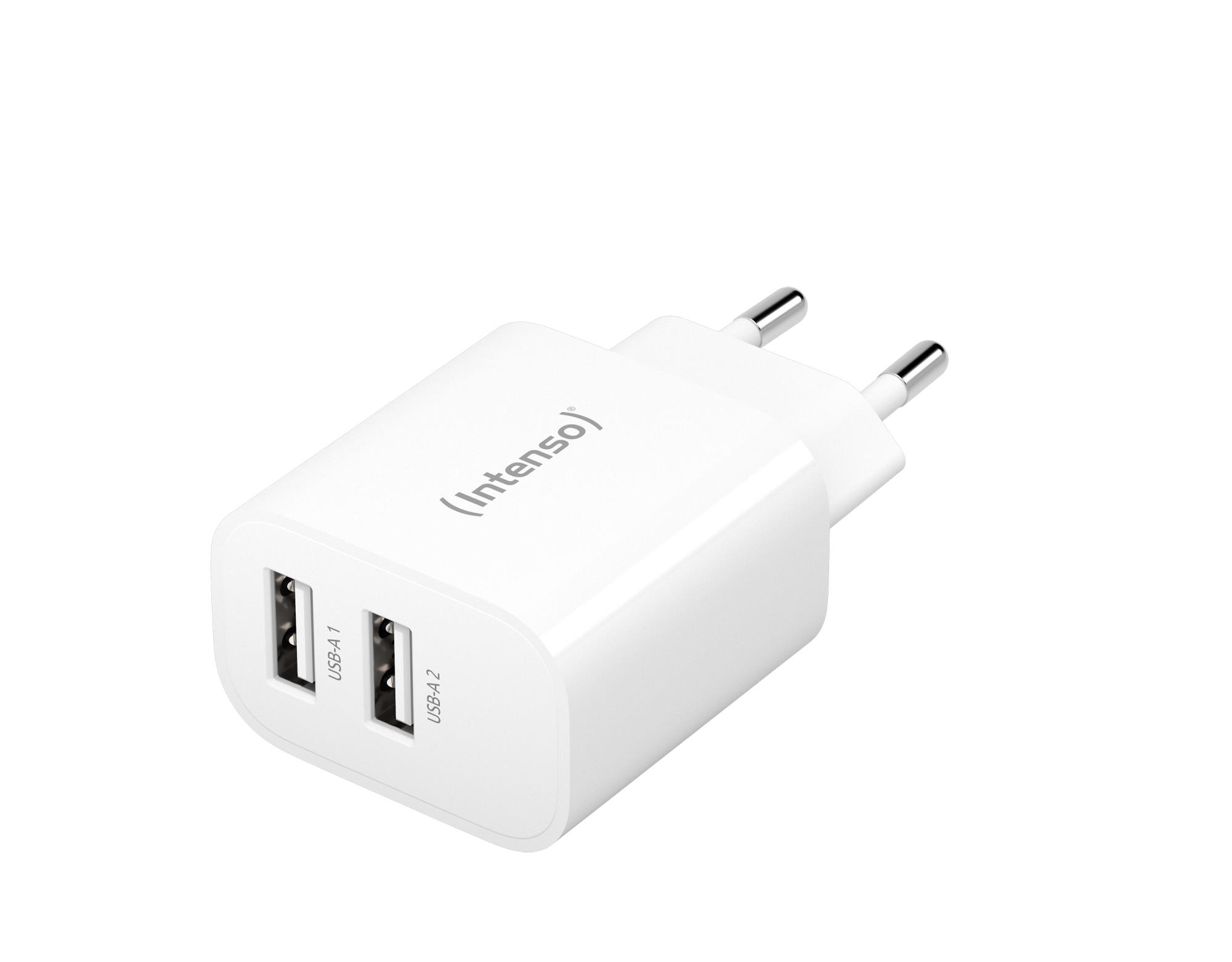 Maitinimo adapteris 2xUSB-A Intenso