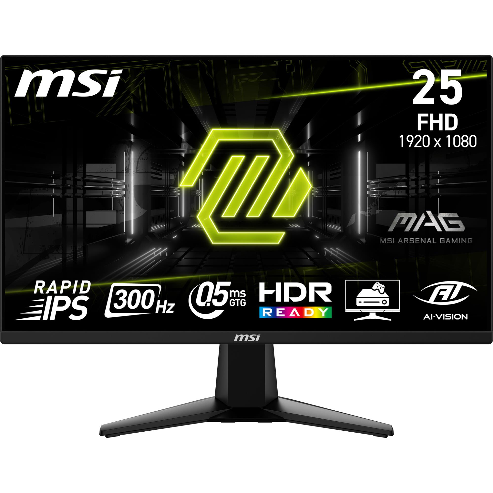 Monitorius MSI 24.5" 1920x1080 Full HD LCD plokščias