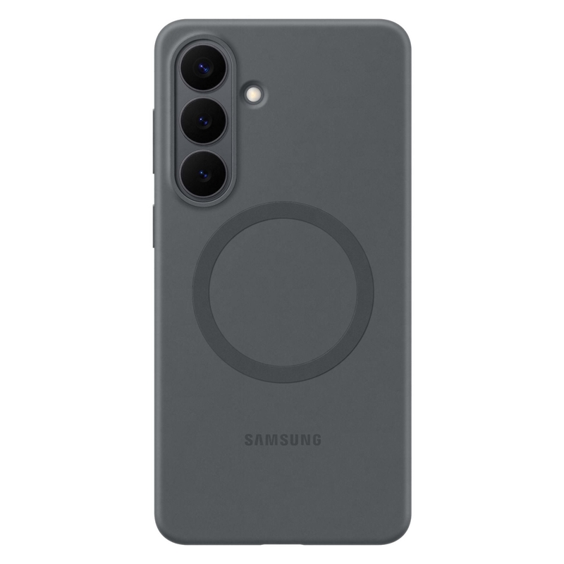 Samsung Silicone Magnet dėklas Samsung Galaxy S26+, suderinamas su MagSafe - juodas