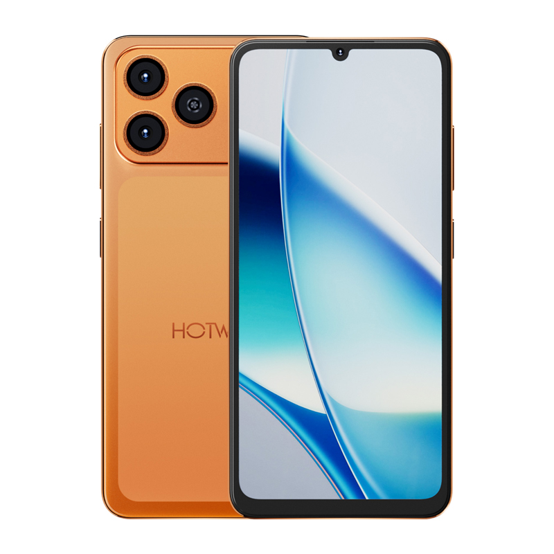 HOTWAV A17 Pro Max išmanusis telefonas (oranžinis)