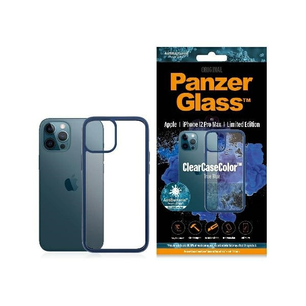 PanzerGlass ClearCase iPhone 12 Pro Max tikras mėlynas AB