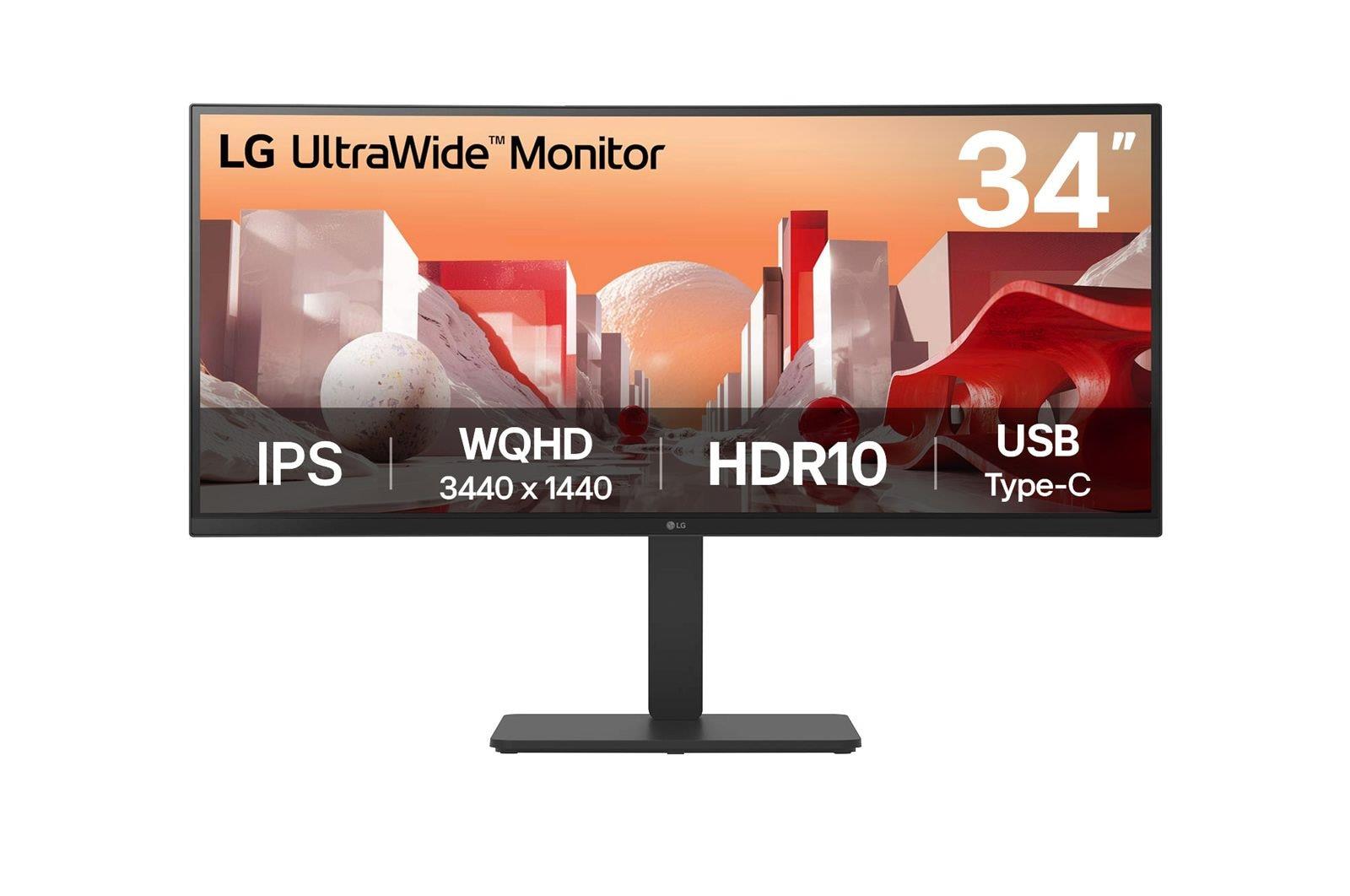 LCD monitorius LG 34" 3440x1440 Wide Quad HD 21:9 LCD išlenktas