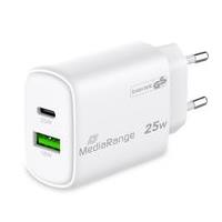 Maitinimo adapteris USB/USB-C 25W MediaRange