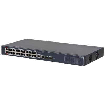 Komutatorius DAHUA DH-SG4028LP 26xGbE 2xSFP PoE 240W