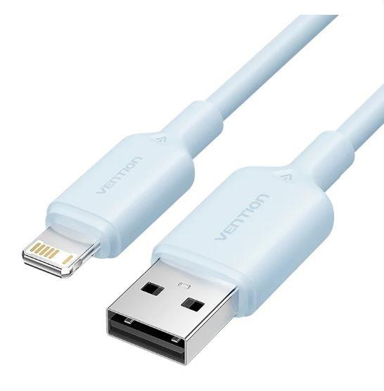 Laidas USB2.0 į Lightning 1m mėlynas Vention
