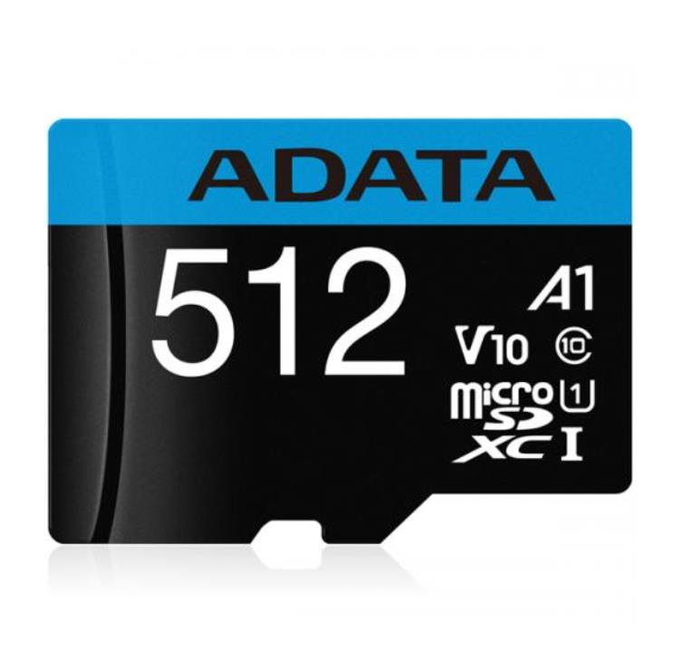 Micro SDXC atminties kortelė ADATA 512GB UHS-I su adapteriu