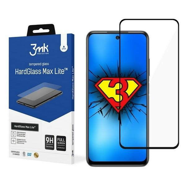 3MK HARD GLASS MAX LITE XIAOMI REDMI NOTE 10 5G juodas