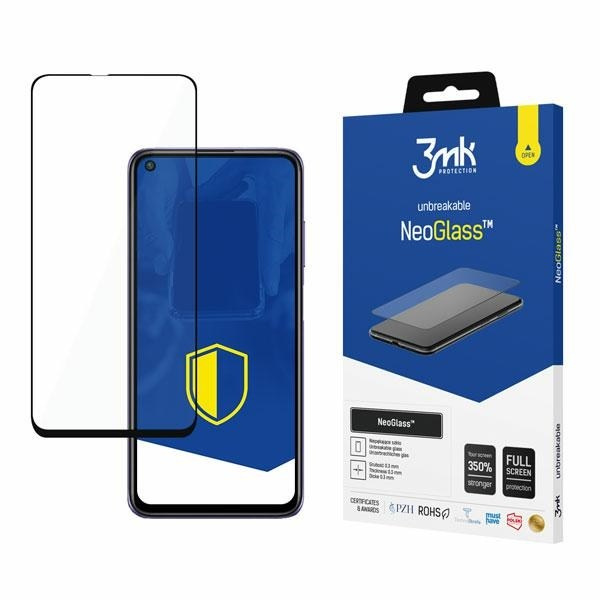 3MK NEOGLASS XIAOMI REDMI NOTE 9T 5G juodas