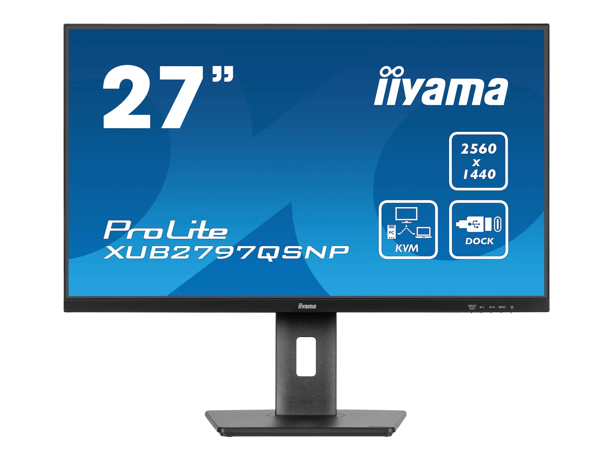 IIYAMA XUB2797QSNP-B1 27 col. IPS WQHD monitorius