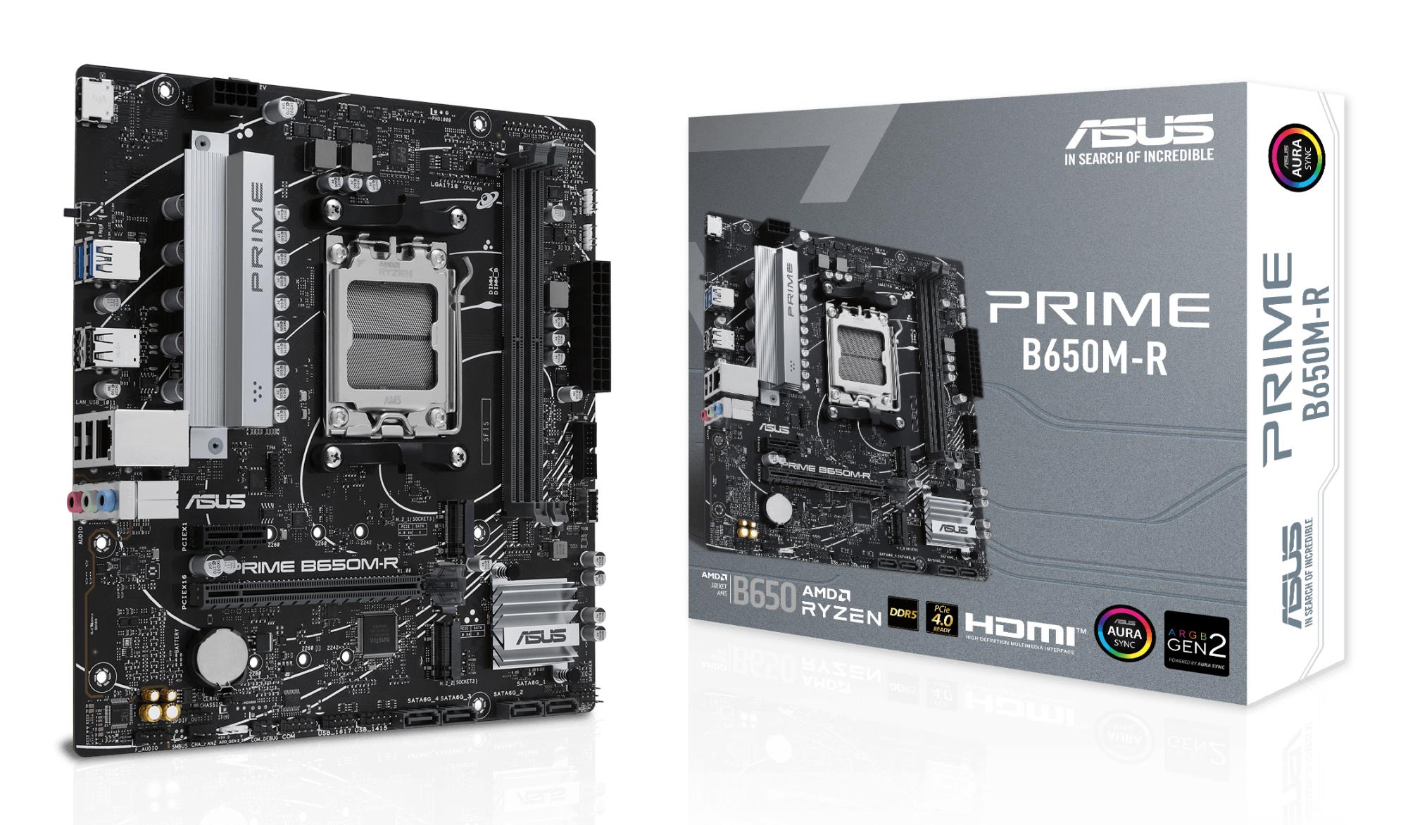Pagrindinė plokštė ASUS AMD B650 SAM5 Micro-ATX DDR5 2 lizdai
