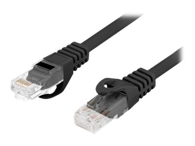 LANBERG Patchcord cat.6 UTP 0,5 m juodas