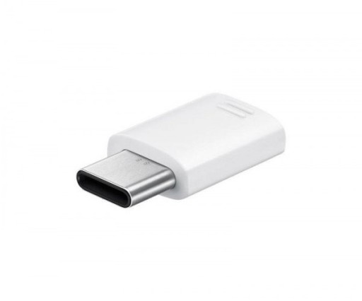 adapteris SAMSUNG USB TYPE C-> MICRO USB GH98-40218A baltas
