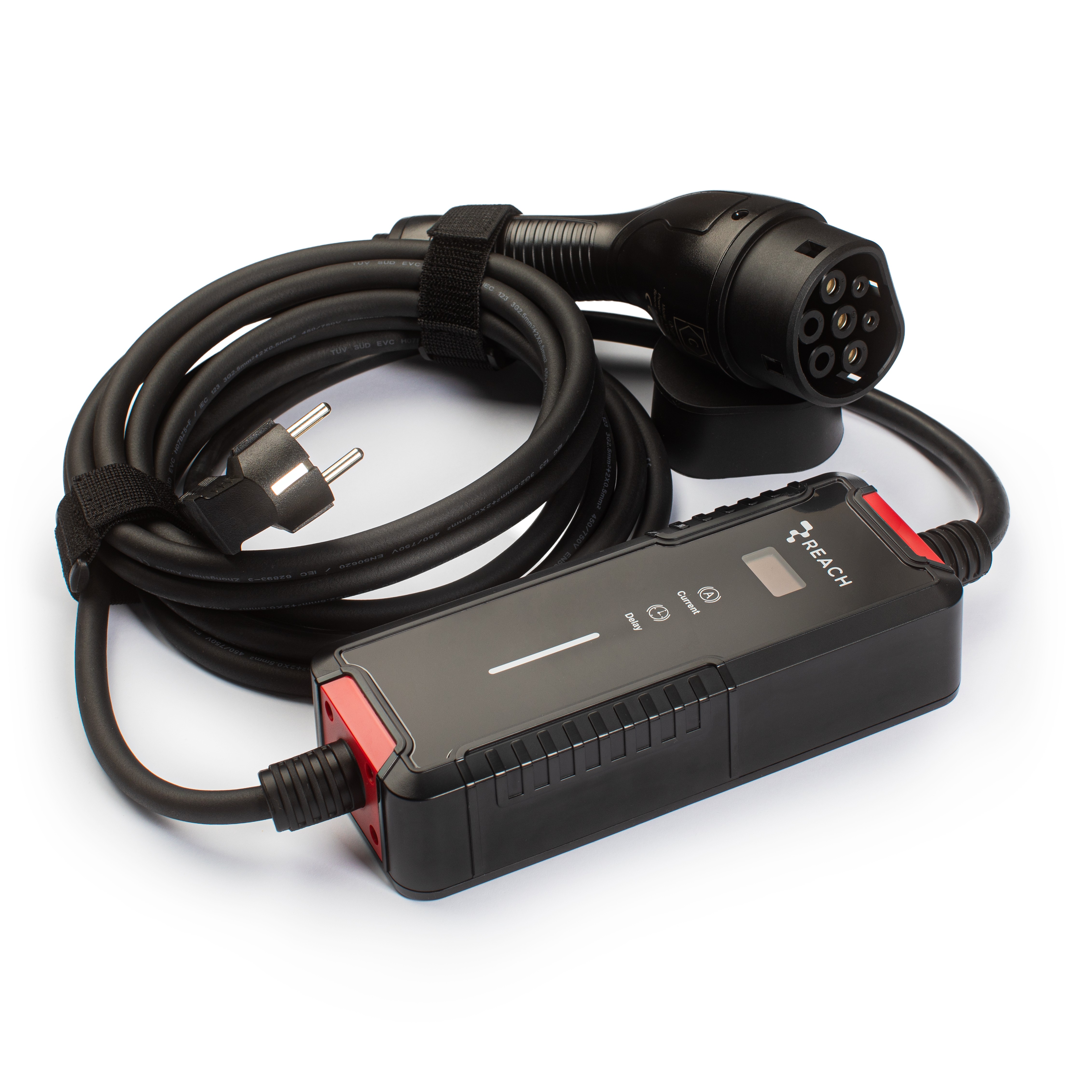 Elektromobilių įkroviklis Reach PEVC8 220V Type2 16A 3.5kW 5.0m