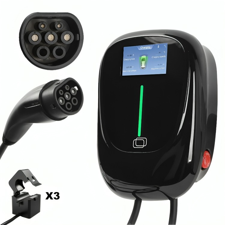 Elektromobilių įkrovimo stotelė su dinaminiu galios valdymu Reach EVCS8L Type2 16A 11kW 5.0m DLM