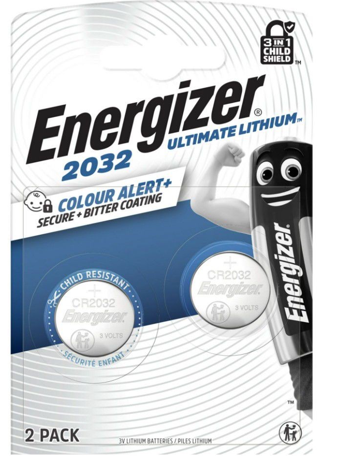 Ličio elementas Energizer Ultimate Lithium CR2032 3V 254mAh 2 vnt.