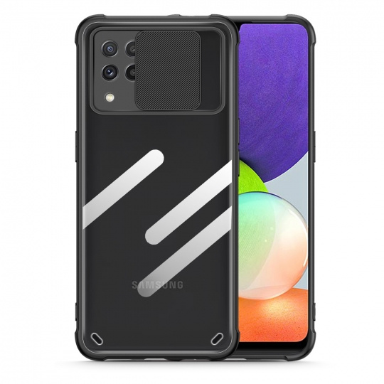 TECH-PROTECT CAMSHIELD dėklas SAMSUNG GALAXY A22 4G / LTE juodas