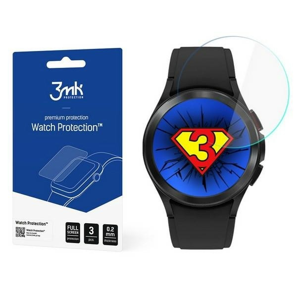 Samsung Galaxy Watch 4 Classic 42mm - 3mk Watch Protection™ v. FlexibleGlass Lite