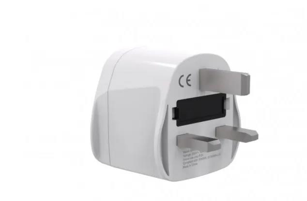 Maitinimo adapteris AC World į UK 10A Gembird