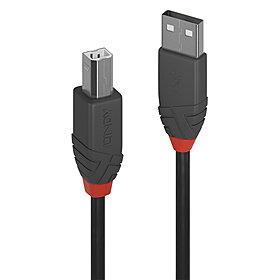 USB2 A-B laidas 10m Anthra 36677 Lindy
