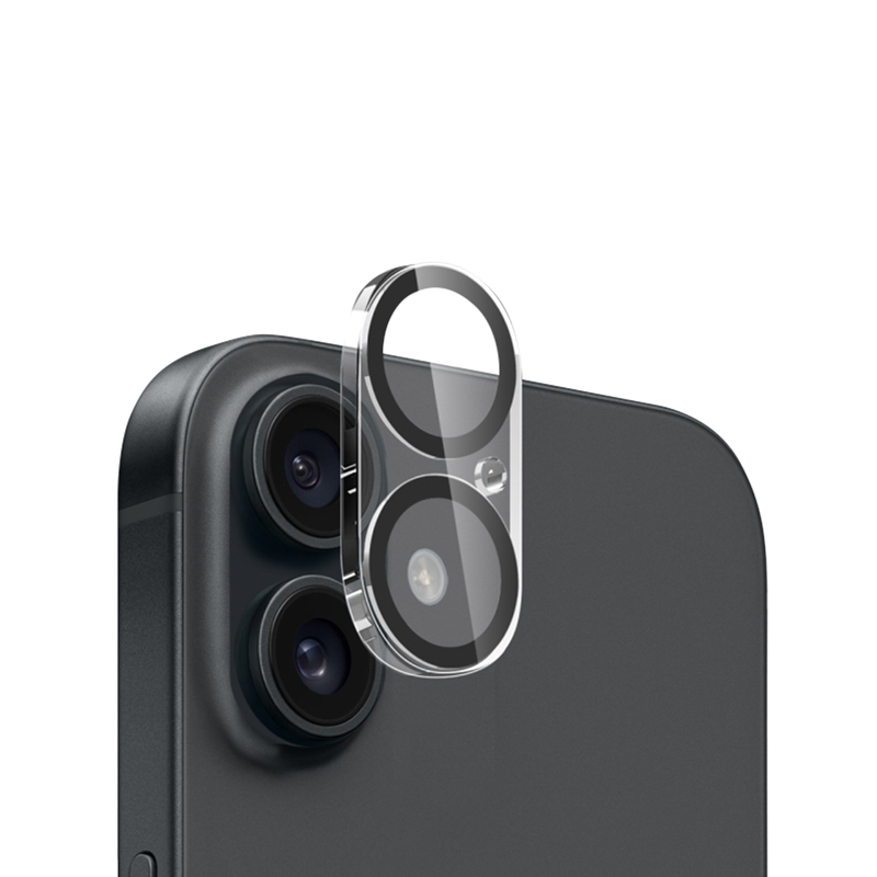 Crong Lens Shield - Glass the camera and lens of the iPhone 16 / iPhone 16 Plus