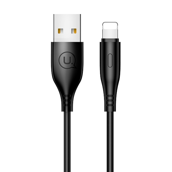 USAMS Laidas U18 lightning 2A Fast Charge 1m juodas SJ266USB01 (US-SJ266)