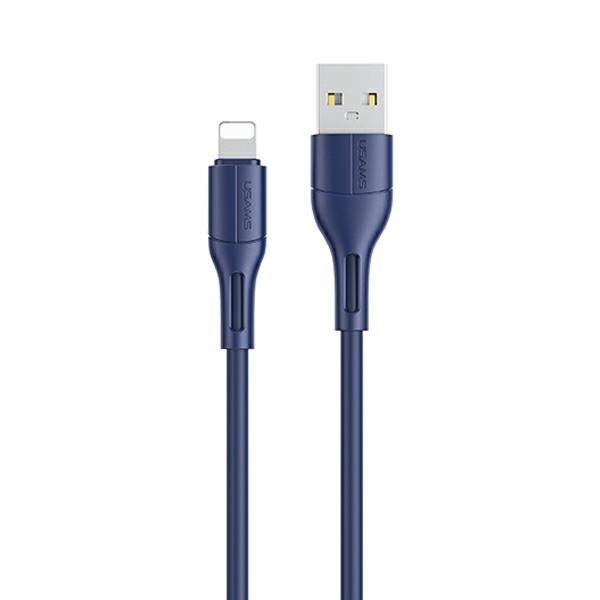 USAMS Laidas U68 LIGHTNING 2A FAST CHARGE 1M mėlynas SJ500USB03 (US-SJ500)