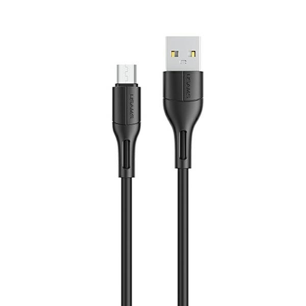 USAMS Laidas U68 microUSB 2A Fast Charge 1m juodas SJ502USB01 (US-SJ502)