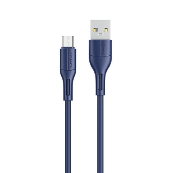 USAMS Laidas U68 MICROUSB 2A FAST CHARGE 1M mėlynas SJ502USB03 (US-SJ502)