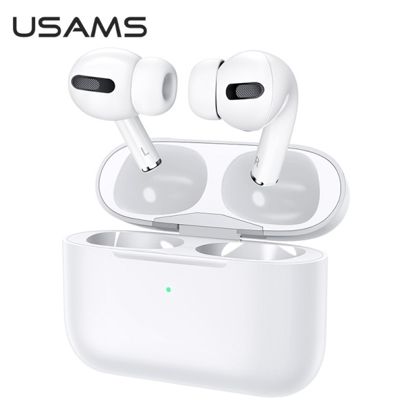USAMS Ausinės Bluetooth 5.0 TWS Emall Series belaidės baltas BHUYM01 (US-YM001)