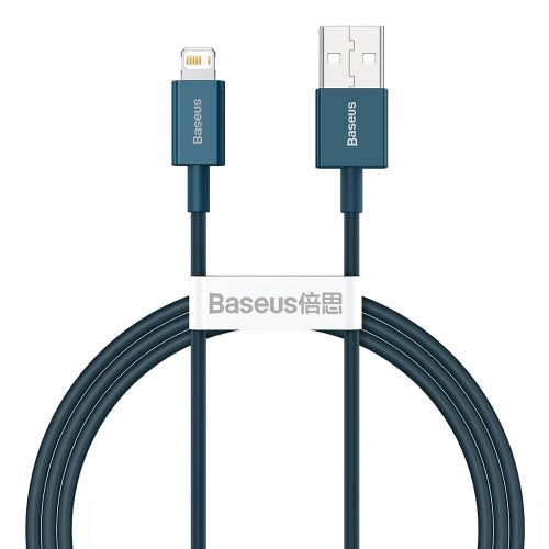 USB Kabelis Baseus "Superior" mėlynas "Lightning" 100cm
