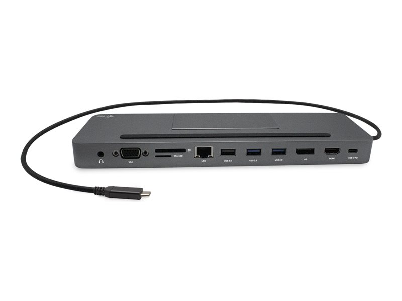 I-TEC USB-C Metal dokas su įkrovikliu 100W
