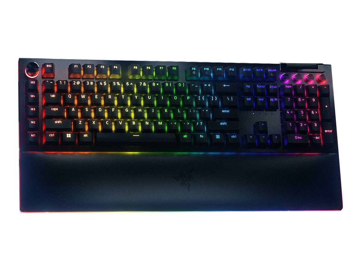 RAZER BlackWidow V4 Pro žaidimų klaviatūra Yellow