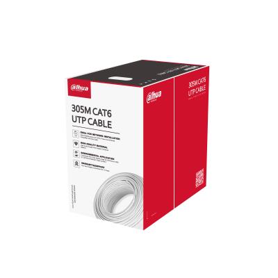 Kabelis DAHUA Cat6 UTP 305m baltas