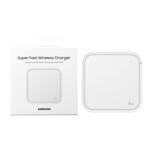 Bevielis įkroviklis Samsung EP-P2400TWEGEU baltas 15W (su įkrovikliu ir laidu komplekte) / 100% Genuine /