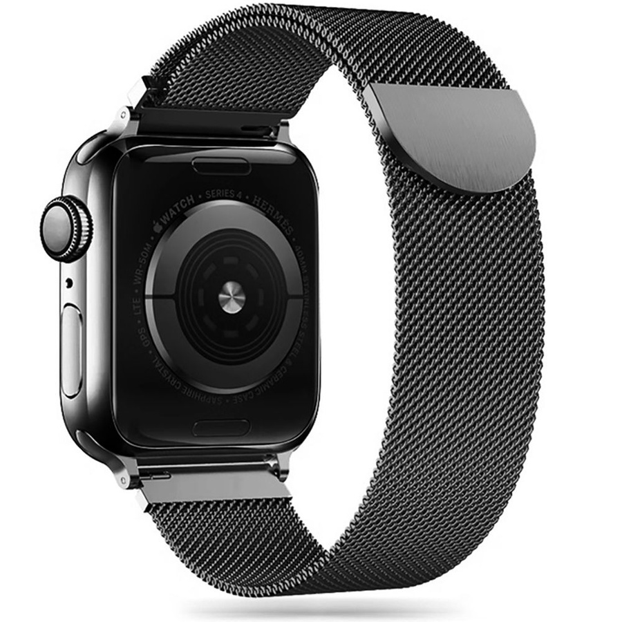 TECH-PROTECT MILANESEBAND APPLE WATCH 4 / 5 / 6 / 7 / 8 / 9 / SE / ULTRA 1 / 2 (42 / 44 / 45 / 49 MM) juodas