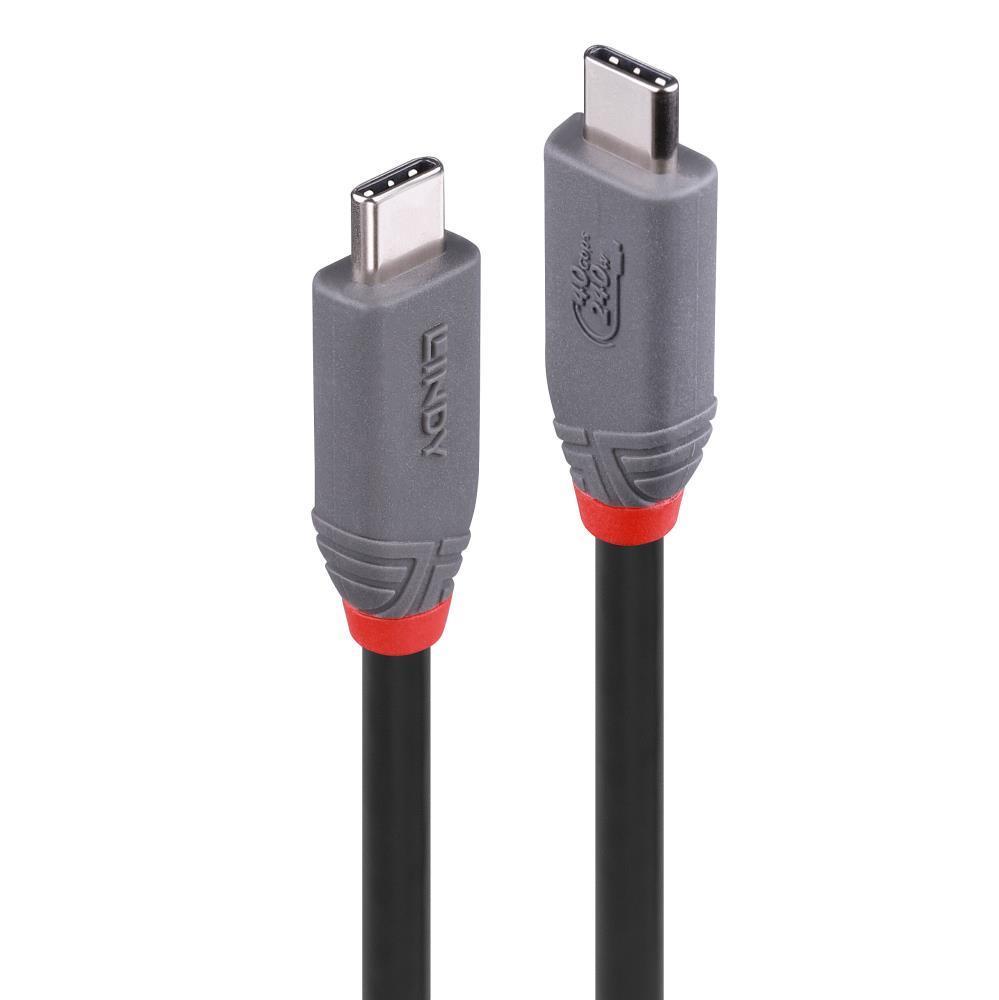 USB4 240W Type C laidas 0.8m 40Gbps Anthra Line 36956 Lindy