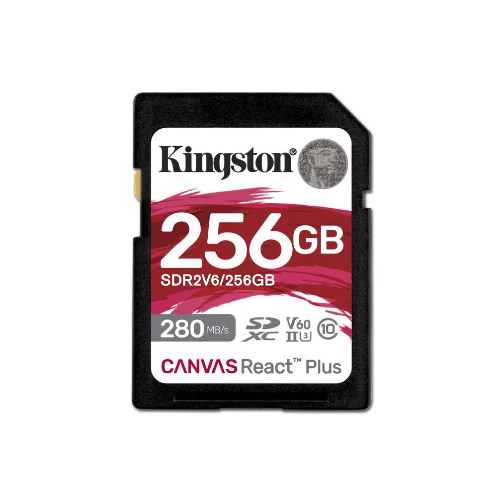 Kingston Technology Canvas React Plus 256 GB SDXC UHS-II Klasės 10