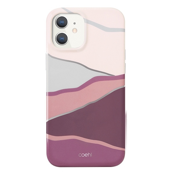 UNIQ dėklas Coehl Ciel iPhone 12 mini 5,4" rožinis/sunset rožinis