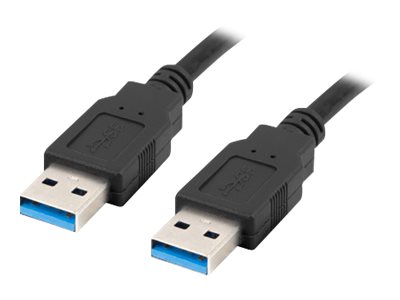 Lanberg USB-A laidas 3.0 0.5m juodas