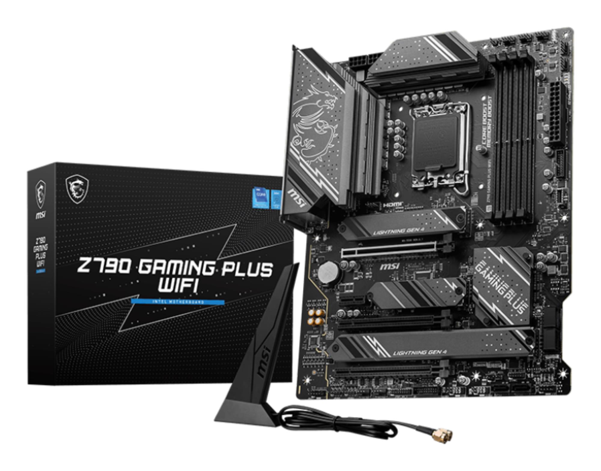 MSI Z790 GAMING PLUS WIFI pagrindinė plokštė Intel Z790 LGA 1700 ATX