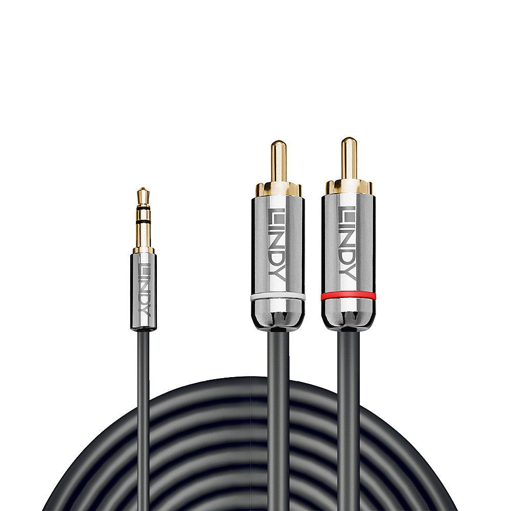 Lindy garso laidas 3.5mm į RCA 2m Cromo