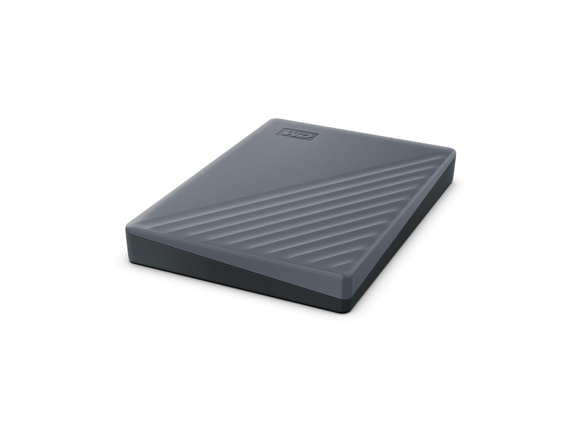 WD My Passport 2TB nešiojamas kietasis diskas pilkas