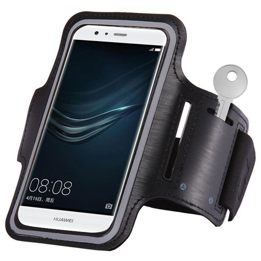 UNIVERSAL RUNNING ARMBAND 6" SMARTPHONES juodas