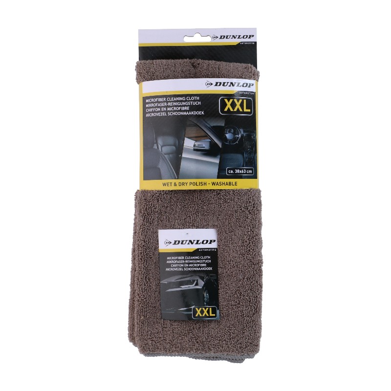 Dunlop XXL microfibre cloth for wet and dry cleaning, 38x63 cm