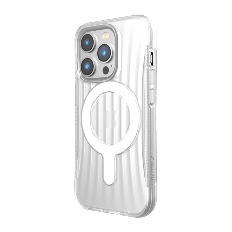 Raptic X-Doria Clutch dėklas iPhone 14 Pro su Magnetine galinė permatoma danga