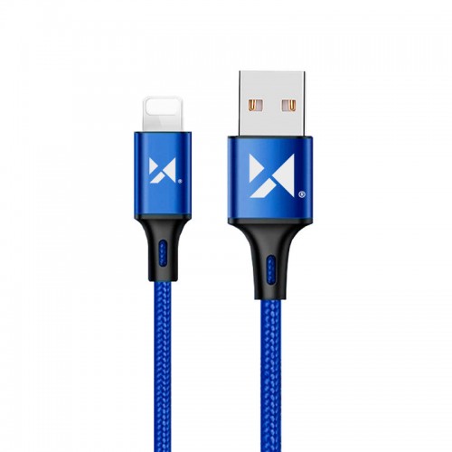 USB Kabelis Wozinsky "WUC-L2BE" mėlynas "Lightning" 200cm