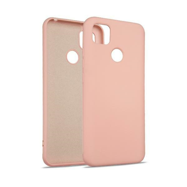 Beline Dėklas Silicone Xiaomi Redmi 9C rožinis auksinis