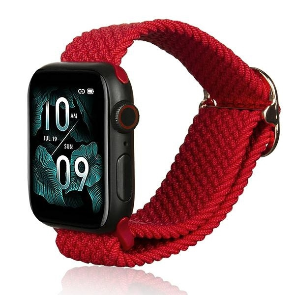 Beline Dirželis Apple Watch Textile 38/40/41mm raudonas