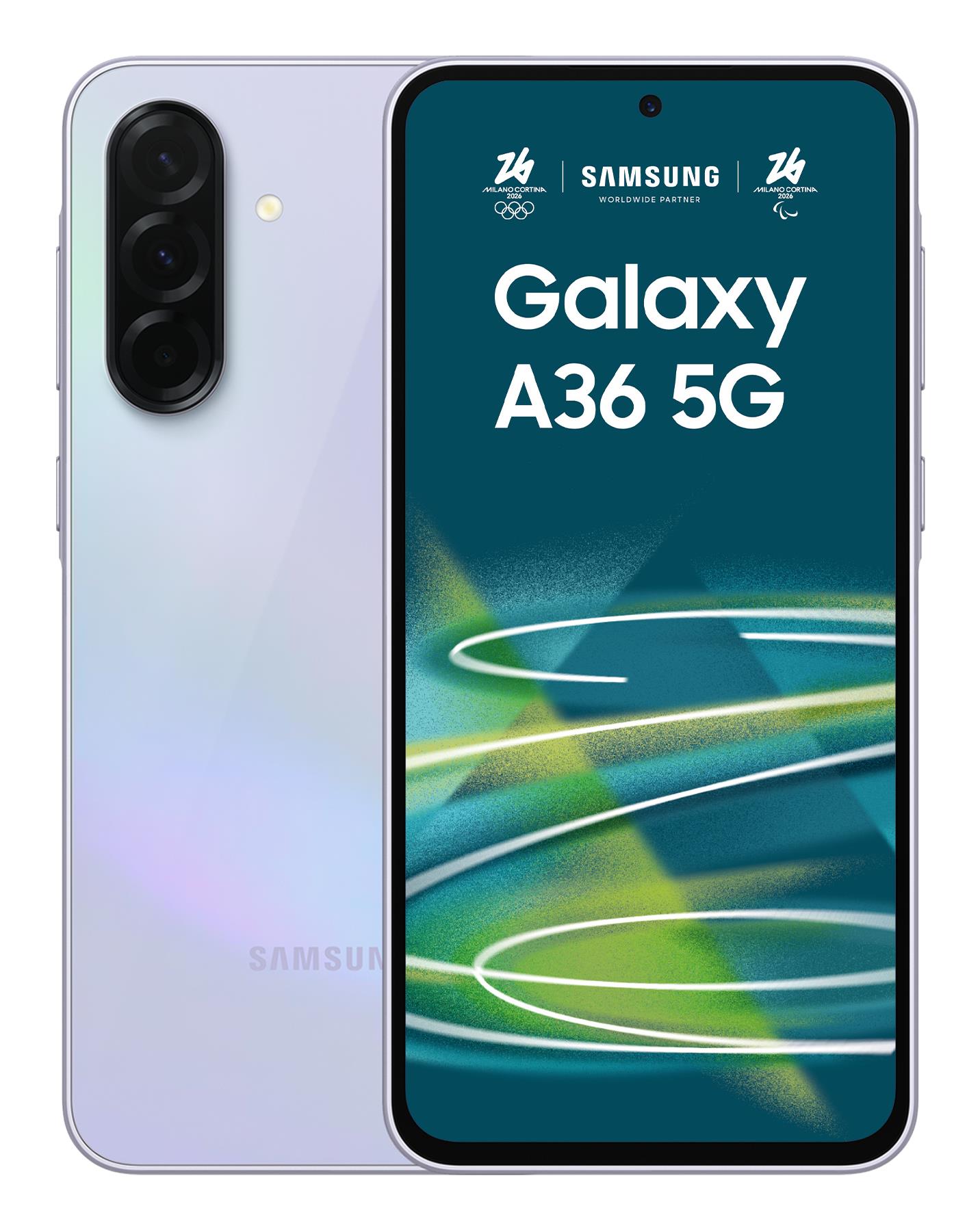 Samsung Galaxy A36 5G 128GB violetinis mobilusis telefonas